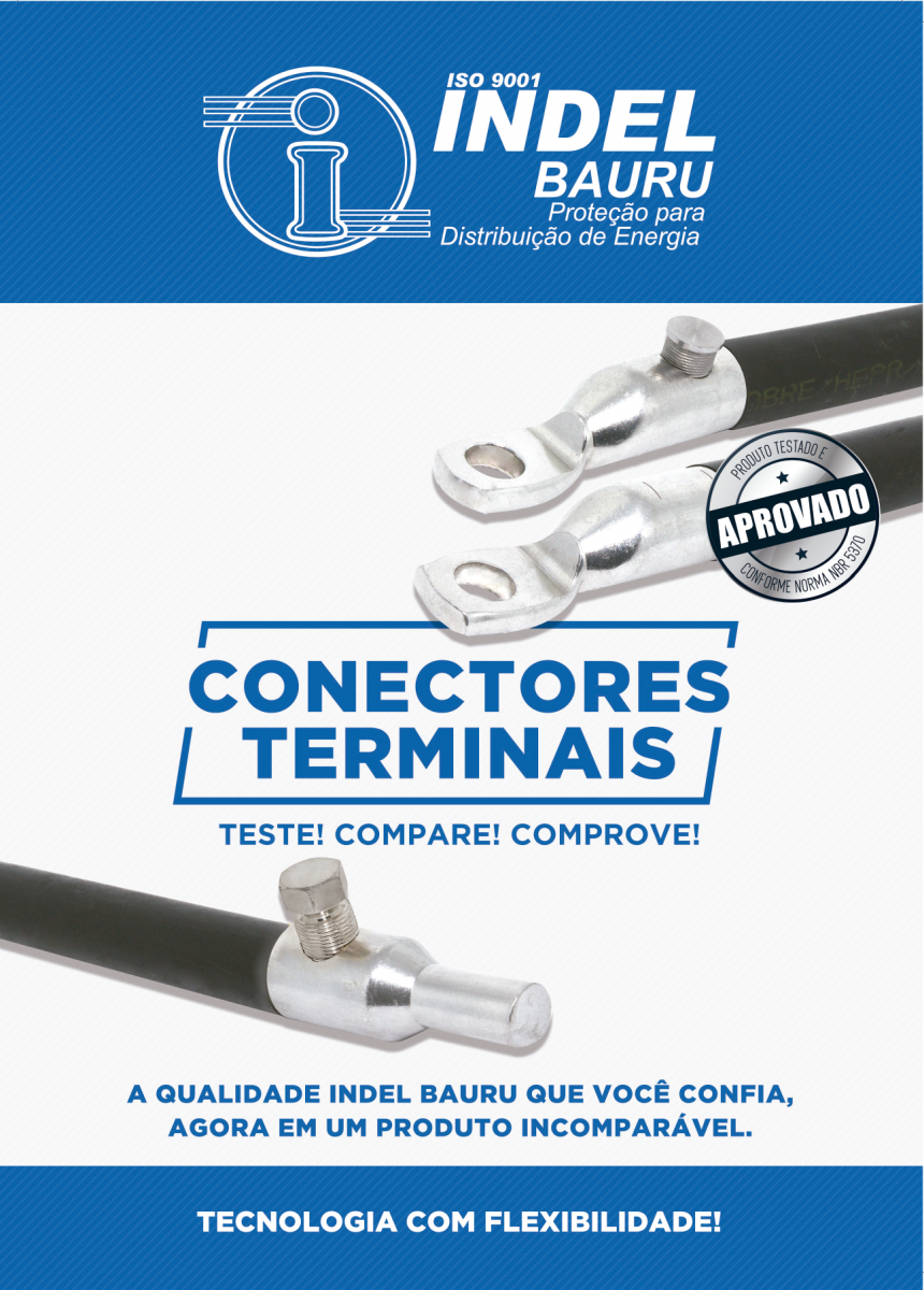 Conector Terminal Olhal de Compressão Indel Bauru